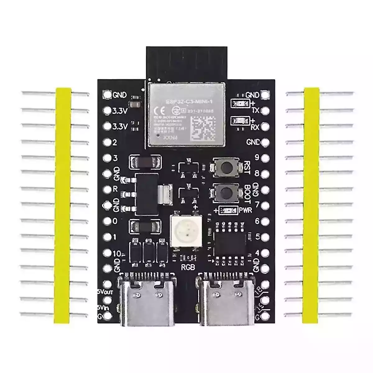 ESP32 C3 IoT Development Board: WiFi+Bluetooth 5.0 Dual Type-C Core Board