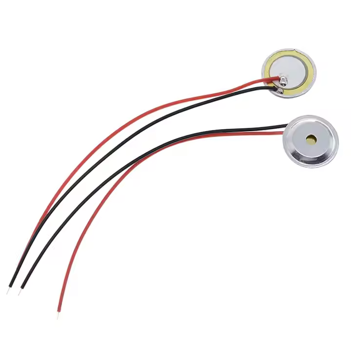Piezoelectric Piezo Ceramic Wafer Plate Dia 15mm For Buzzer Loudspeaker + Aluminum shell