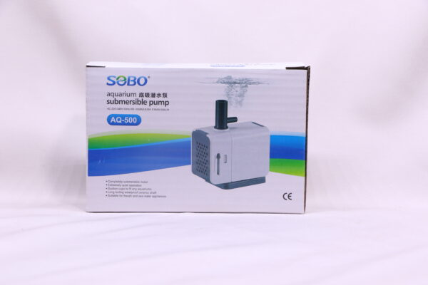 SOBO AQ-500 6w Fountain Pump Submersible Water Pump For Low Water Level
