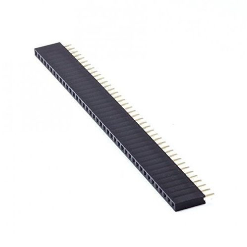 40 Pin 1x40 Single Row Female 2.54 Breakable Pin Header Connector
