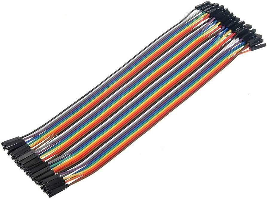 40pcs 20cm 2.54mm Female to Female Dupont Wire Jumper Cable