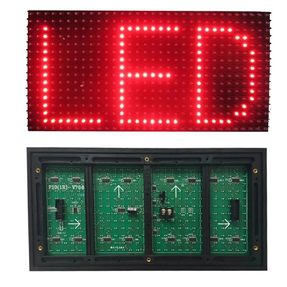 P10 Dip Outdoor Waterproof Blue Led Display Module