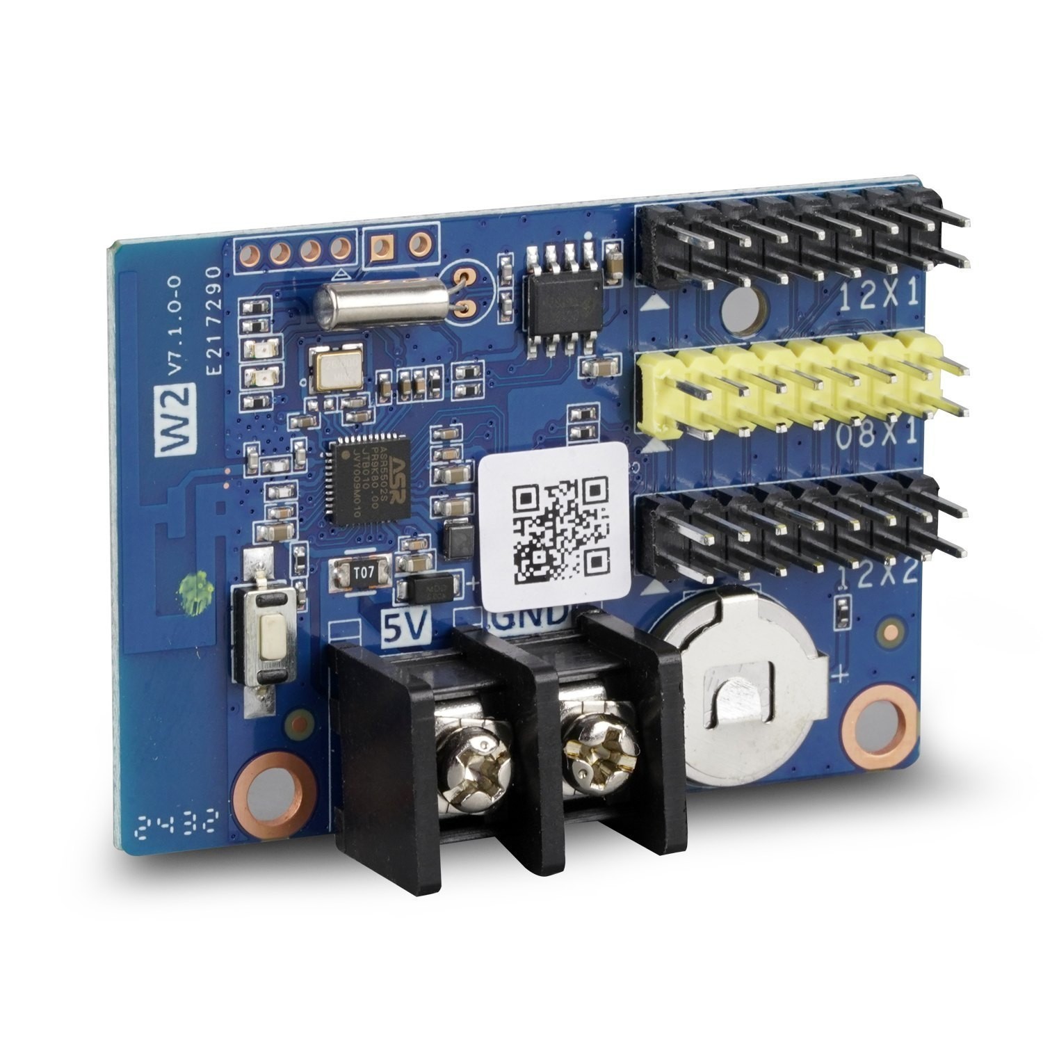 W2 Single-Dual Color WIFI LED Control Card For P4.75 P10 Panel Scrolling Message Sign