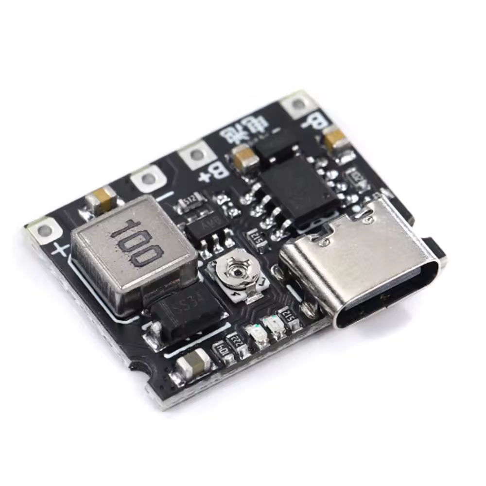 Type-C USB 3.7V 4.2V 1A 5W Lithium Li-ion 18650 Battery Charger Board