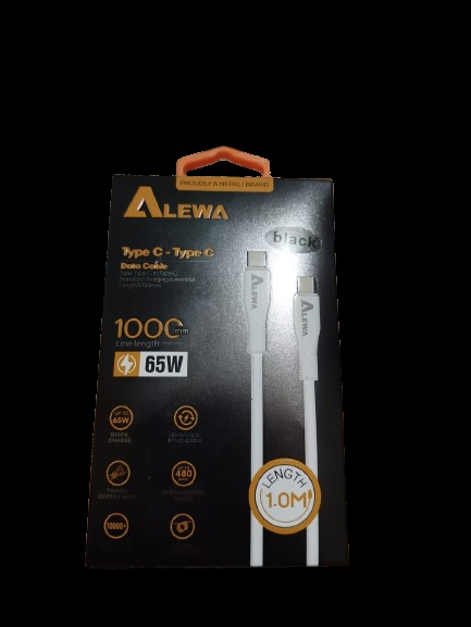 Alewa Type C to C 65Watt Fast Data Cable