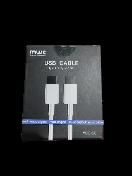 MWC Type-C To Type-C Super Fast Charging Cable