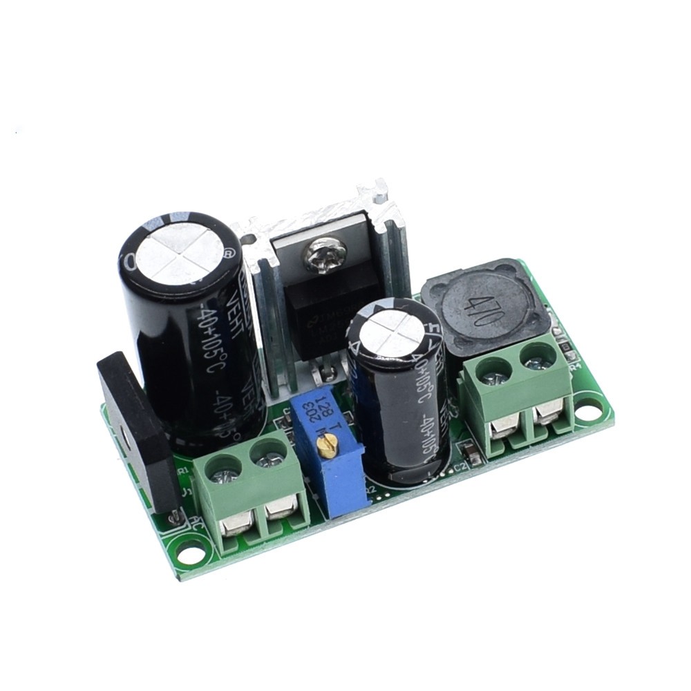 AC/DC to DC Buck Step Down Converter Module LM2596HV 3v 3.3V 5V 6V 9V 12V 15V 24V DC 5V-50V Adjustable Step-Down 3A Power Supply